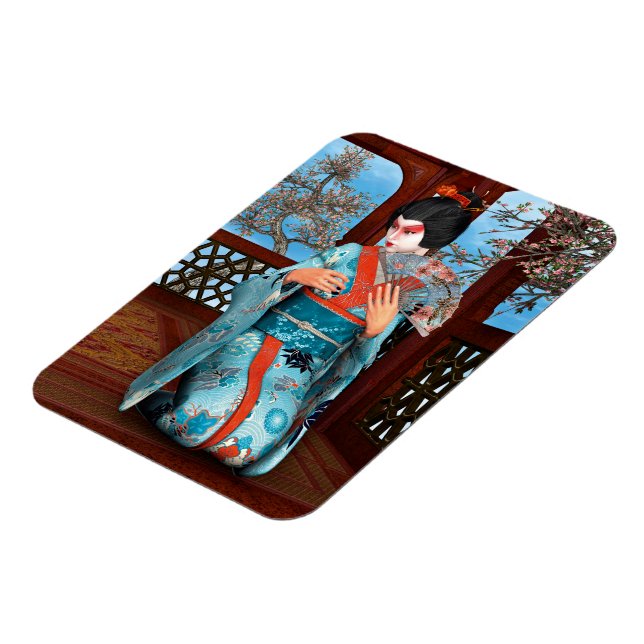 Geisha Magnet (Linke Seite)