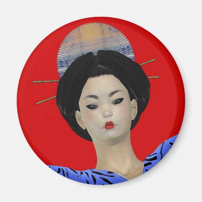 Geisha Magnet (Vorne)