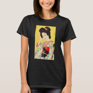 Geisha Maiko Kimono Japanisches japanisches Gemäld T-Shirt