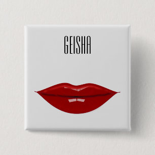 Geisha Modezubehör Button