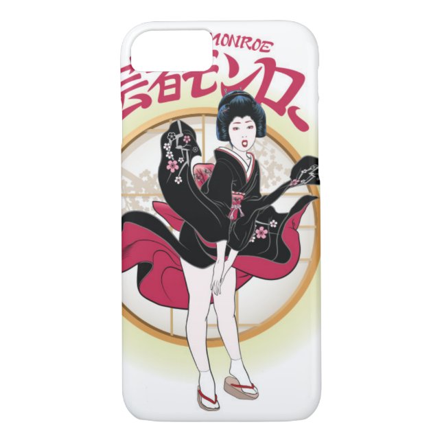 Geisha-Monroe-Telefon-Kasten Case-Mate iPhone Hülle (Rückseite)