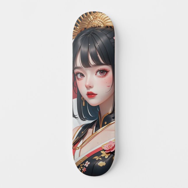 GEISHA PIRATE 1 SKATEBOARD (Vorderseite)