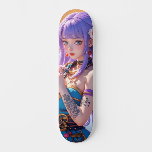 GEISHA PIRATE 8 SKATEBOARD (Vorderseite)