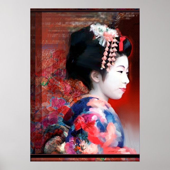 Geisha Poster (Vorne)