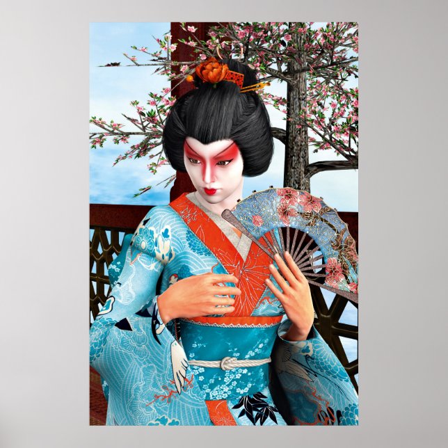 Geisha Poster (Vorne)