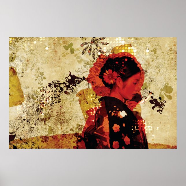 Geisha Poster (Vorne)
