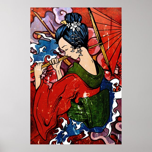 Geisha Poster (Vorne)
