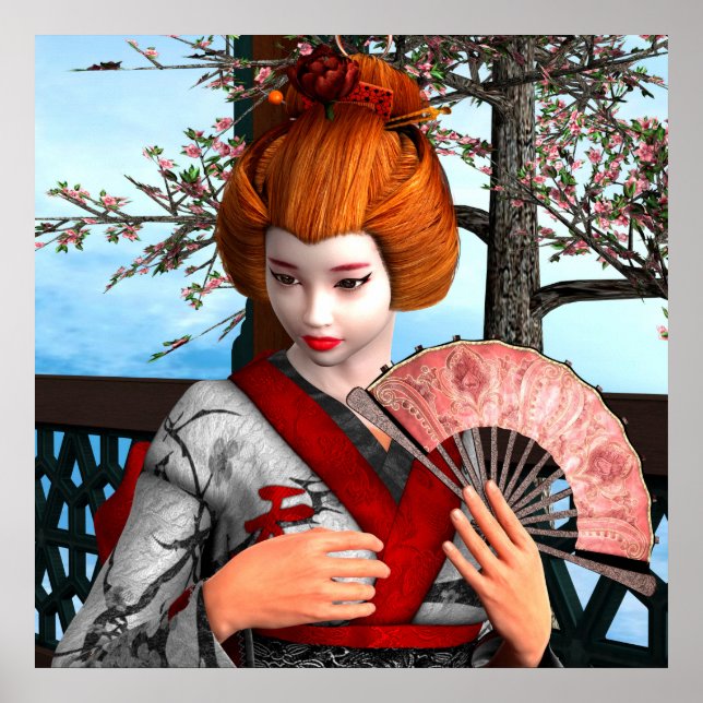 Geisha Poster (Vorne)