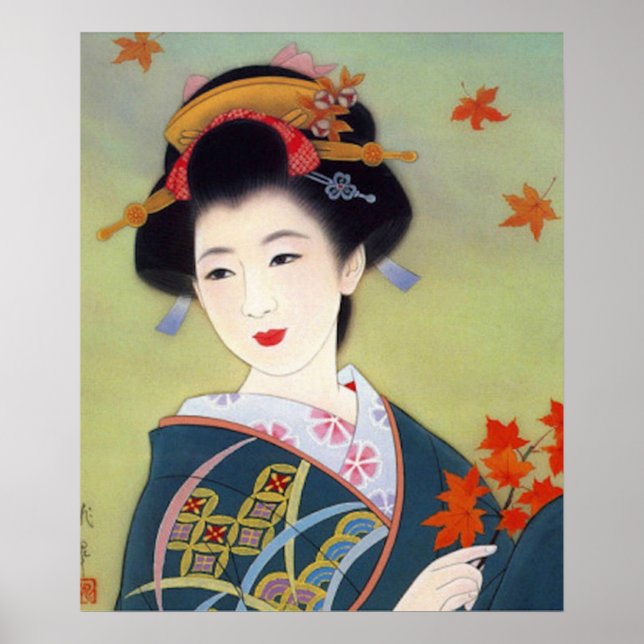 Geisha Poster Print (Vorne)