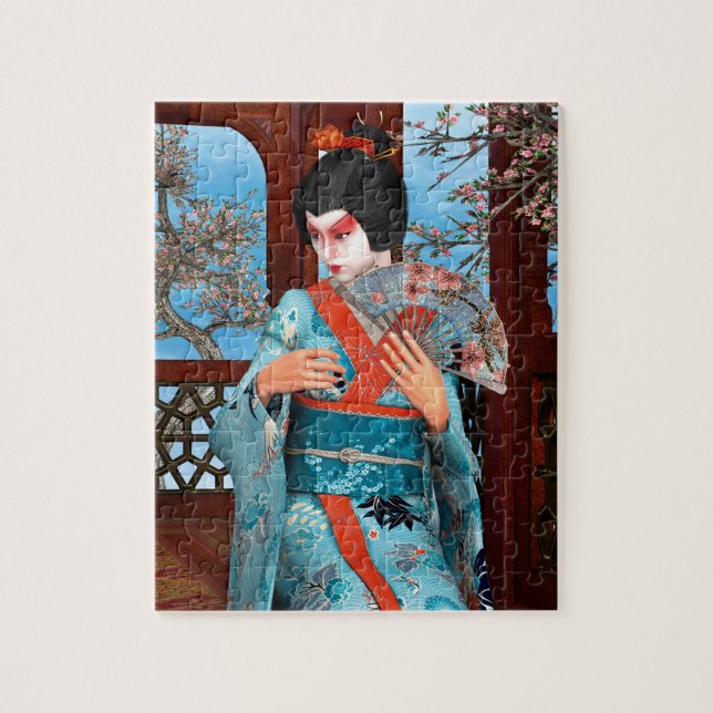Geisha Puzzle (Vertikal)