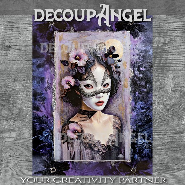 Geisha Secrets - Decoupage - Gewebepapier Seidenpapier (Von Creator hochgeladen)