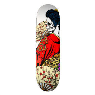 Geisha-Skelett-Plattform Skateboard
