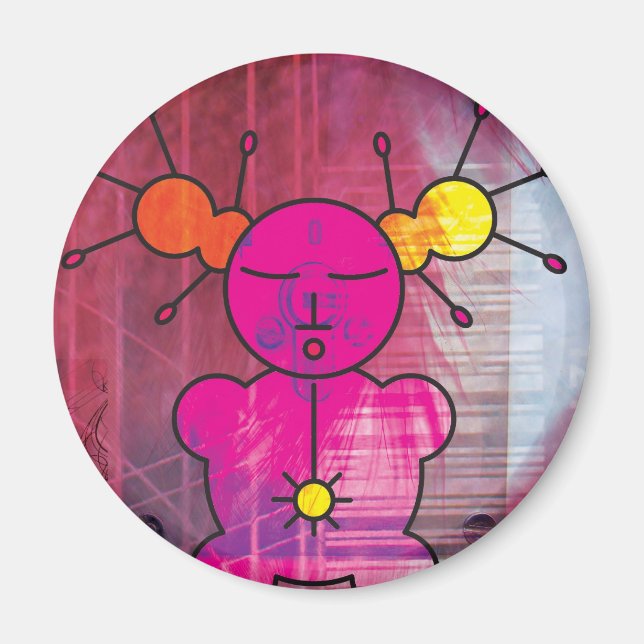 Geisha Space Magnet (Vorne)