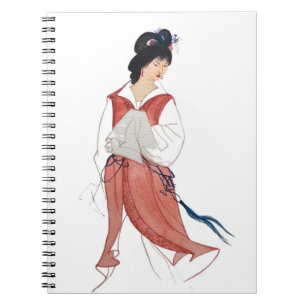 Geisha Spiral Notebook Notizblock