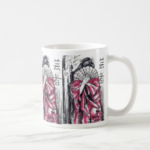 Geisha-Tanz-Tasse Kaffeetasse