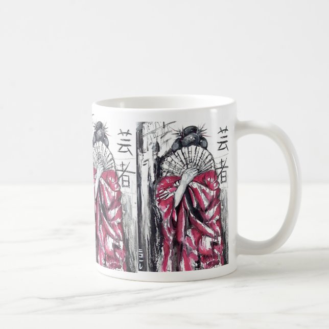 Geisha-Tanz-Tasse Kaffeetasse (Rechts)