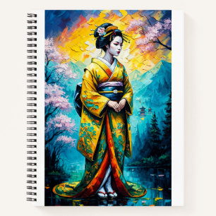 Geisha Textured Notizbuch