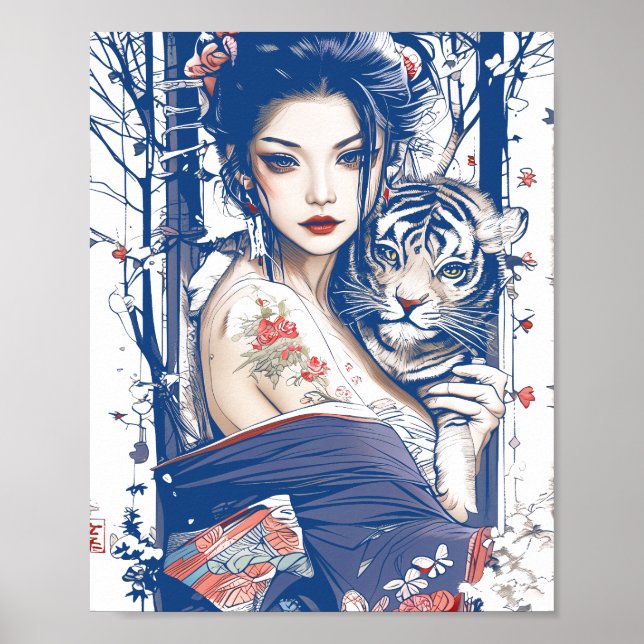 Geisha-Tigerschießel Geisha 89003 Poster (Vorne)