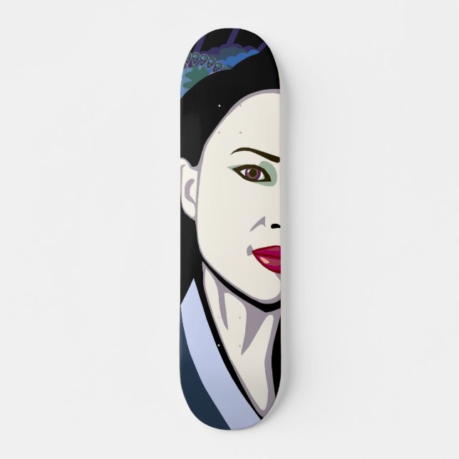Geisha-Traditions-Skateboard Skateboard (Vorne)