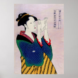 Geisha-Träume Vintage Japanisch Poster