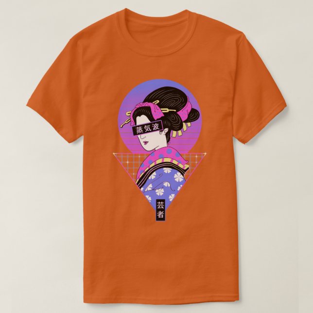 Geisha Wave T-Shirt (Design vorne)