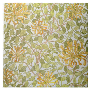 "Geißblatt" Entwurf, 1883 Fliese