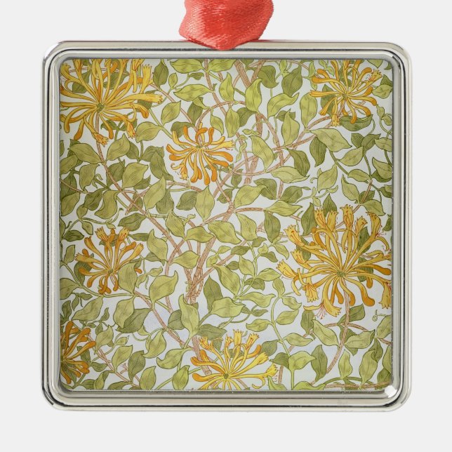 "Geißblatt" Entwurf, 1883 Silbernes Ornament (Vorne)