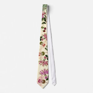 Geißblatt Rebe Botanische Blumenblüten Krawatte