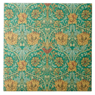 Geißblatt und Tulpe durch William Morris 1876 Fliese