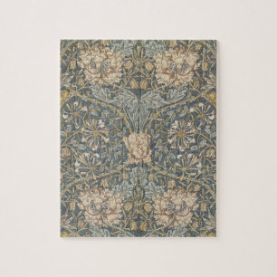 Geißblatt von William Morris, Vintage Blumen Kunst Puzzle