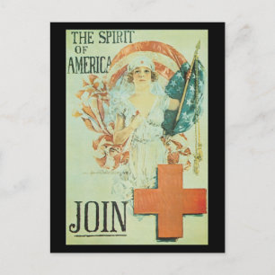 Geist Amerikas Zweiter Weltkrieg Postkarte