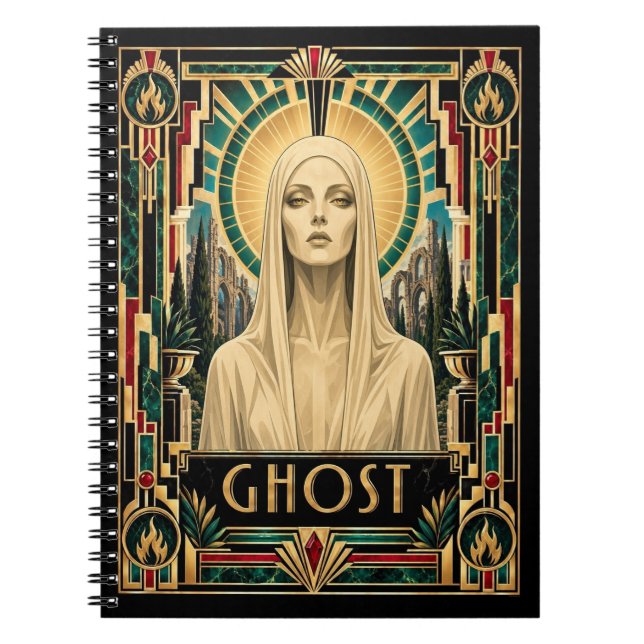 Geist, Art Deco Mythisch Notizblock (Vorderseite)