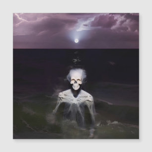Geist auf See - Ölgemälde Magnetkarte