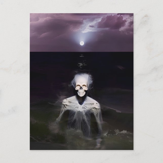 Geist auf See - Ölgemälde Postkarte (Vorderseite)