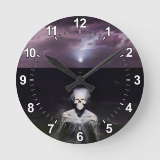 Geist auf See - Ölgemälde Runde Wanduhr