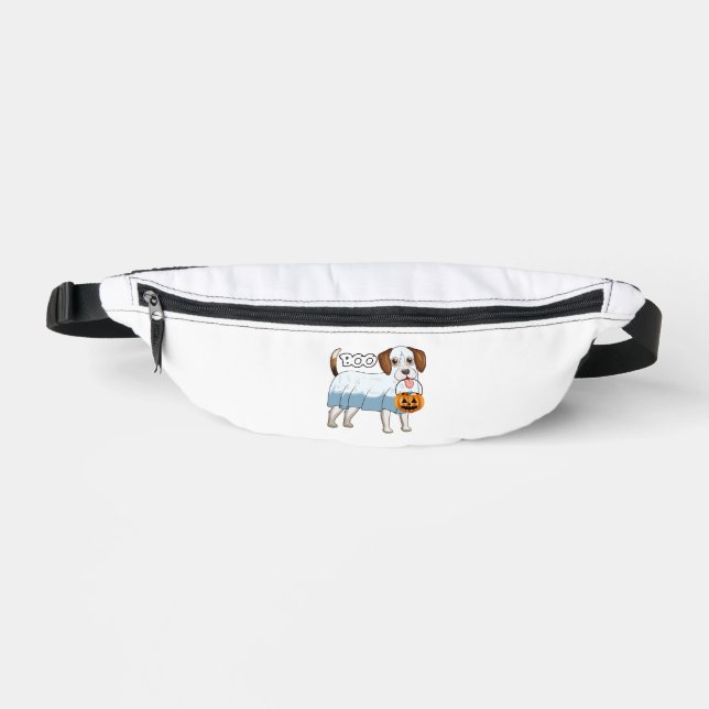 Geist-Beagle-Halloween-Hund Bauchtasche (Vorderseite)
