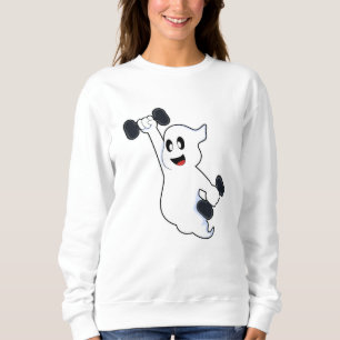 Geist bei Krafttraining mit Hanteln Sweatshirt