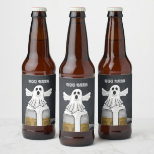 Geist Boo Bierflaschenetikett