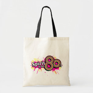 Geist der 80er-Jahre-Grafiktasche mit rosa Pop Tragetasche