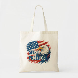 Geist der amerikanischen Freiheit – Design zum 4. Tragetasche