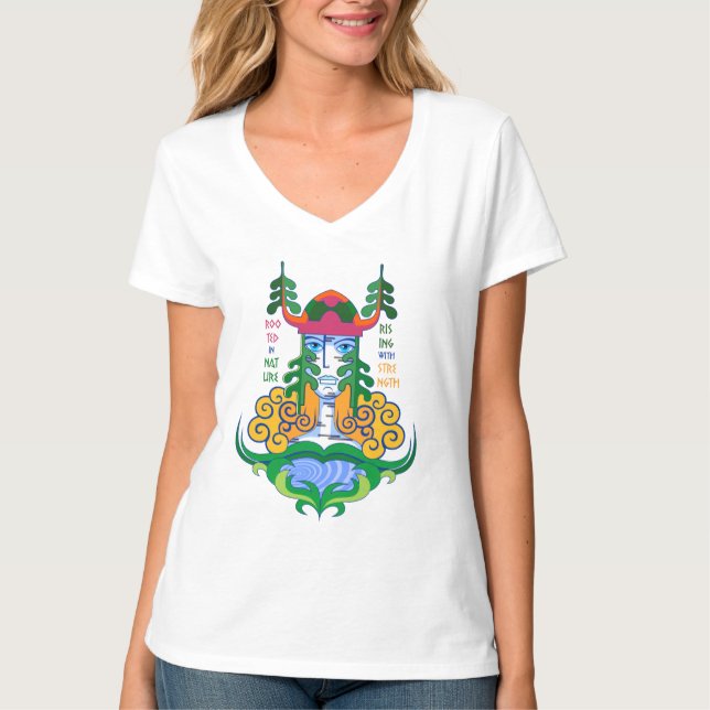Geist der Birke T-Shirt (Vorderseite)