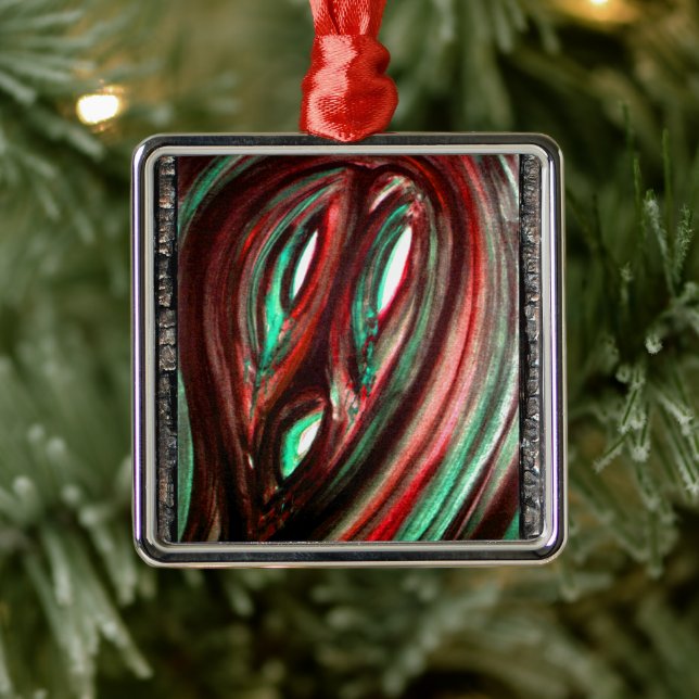 Geist der Einsamkeit Silbernes Ornament (Baum)