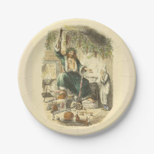 Geist der gegenwärtigen Weihnacht Scrooge Pappteller