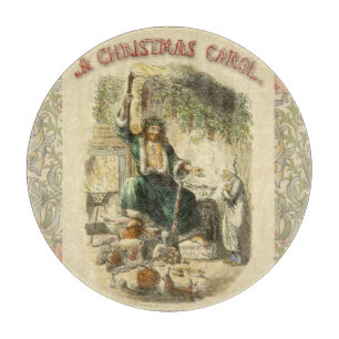 Geist der gegenwärtigen Weihnacht Scrooge Schneidebrett