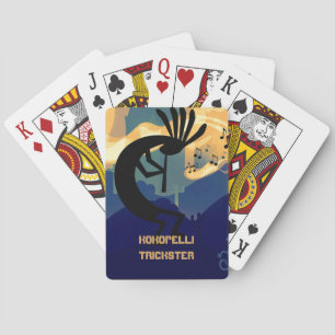 Geist der Kokopelli Wüste Aquamarin Trickster Spielkarten