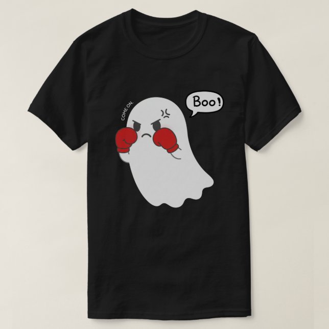 Geist der Missbilligung Boo! Boxen - Witziges Hall T-Shirt (Design vorne)
