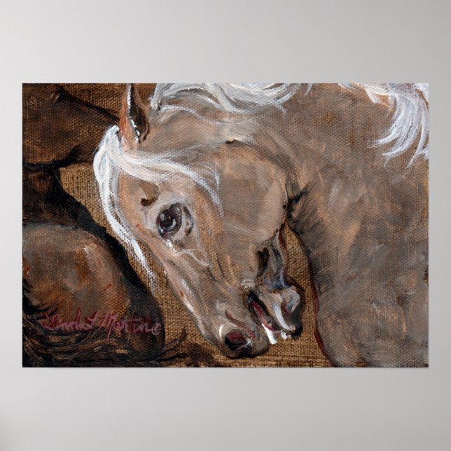 Geist der Mustang Printed Leinwand Poster (Vorne)