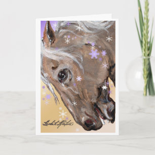 Geist der Mustang-Weihnachtskarte Feiertagskarte