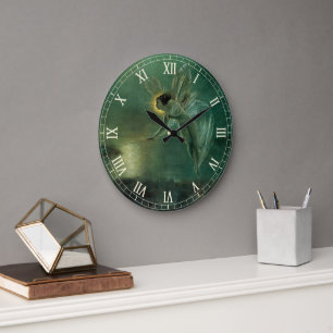 Geist der Nacht von Grimshaw, Viktorianische Fee Große Wanduhr