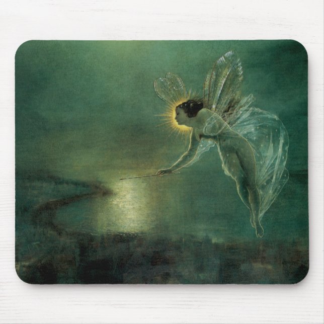 Geist der Nacht von Grimshaw, Viktorianische Fee Mousepad (Vorne)
